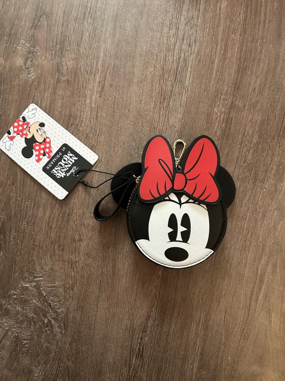 NWT Disney Minnie Mouse Coin Purse with Red Bow